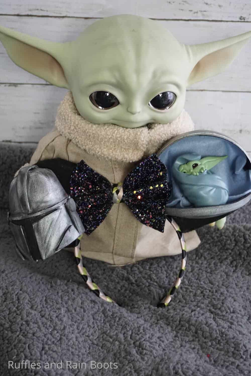Mando and Baby Yoda Ears