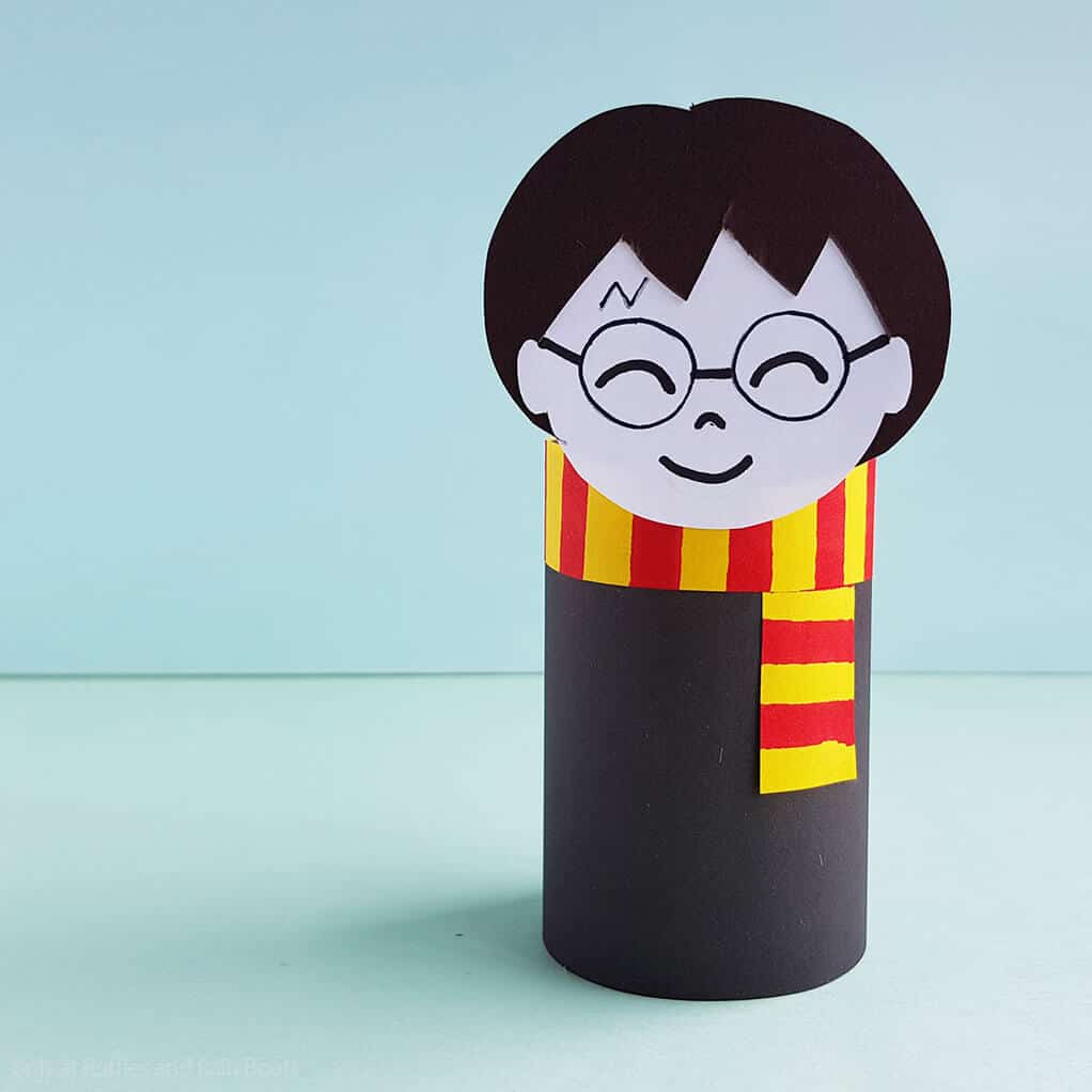 easy harry potter paper roll craft for kids