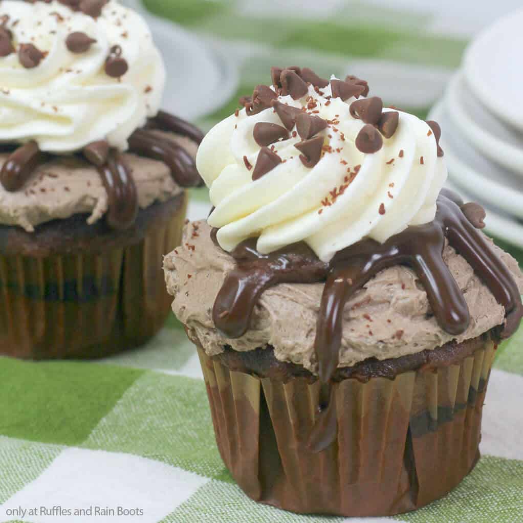 chocolate mousse cupcakes
