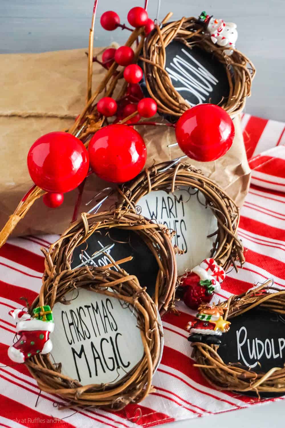 DIY farmhouse ornament craft