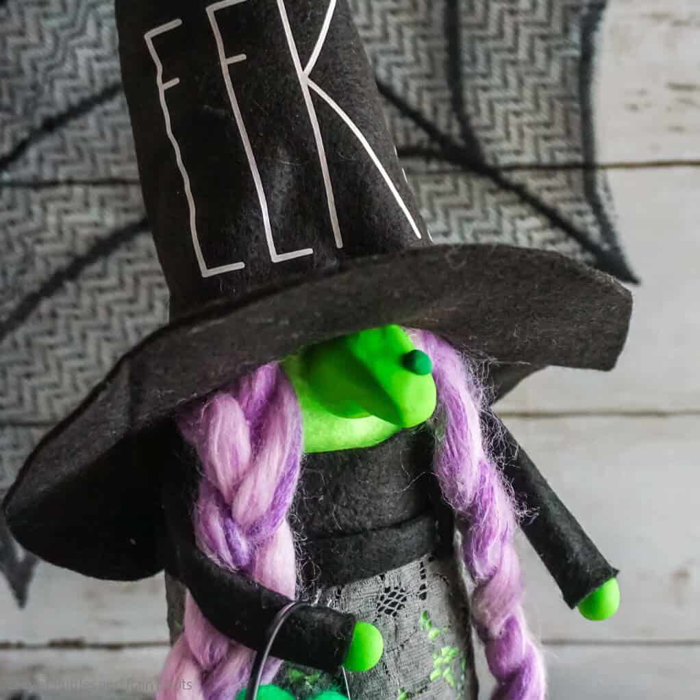 easy no-sew witch gnome tutorial