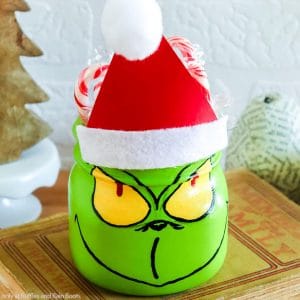 This Cute Grinch Mason Jar Makes the Best Kid-Friendly Christmas Craft