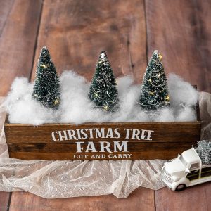 closeup of easy DIY farmhouse craft