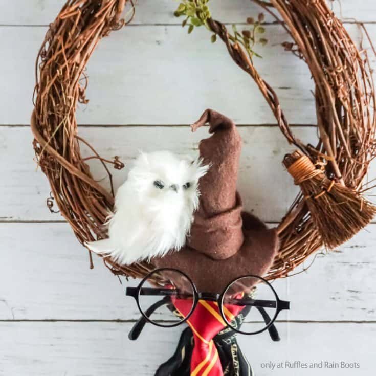 harry potter wreath for fall