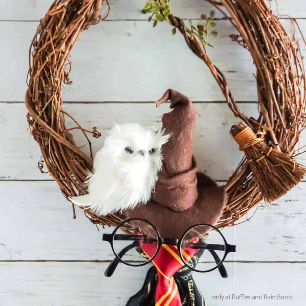 harry potter wreath for fall