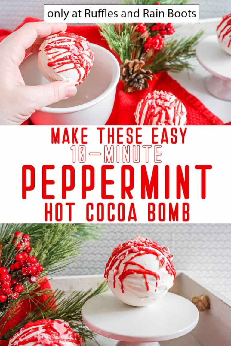 These Peppermint Hot Cocoa Bombs are So Easy and Fun to Make!