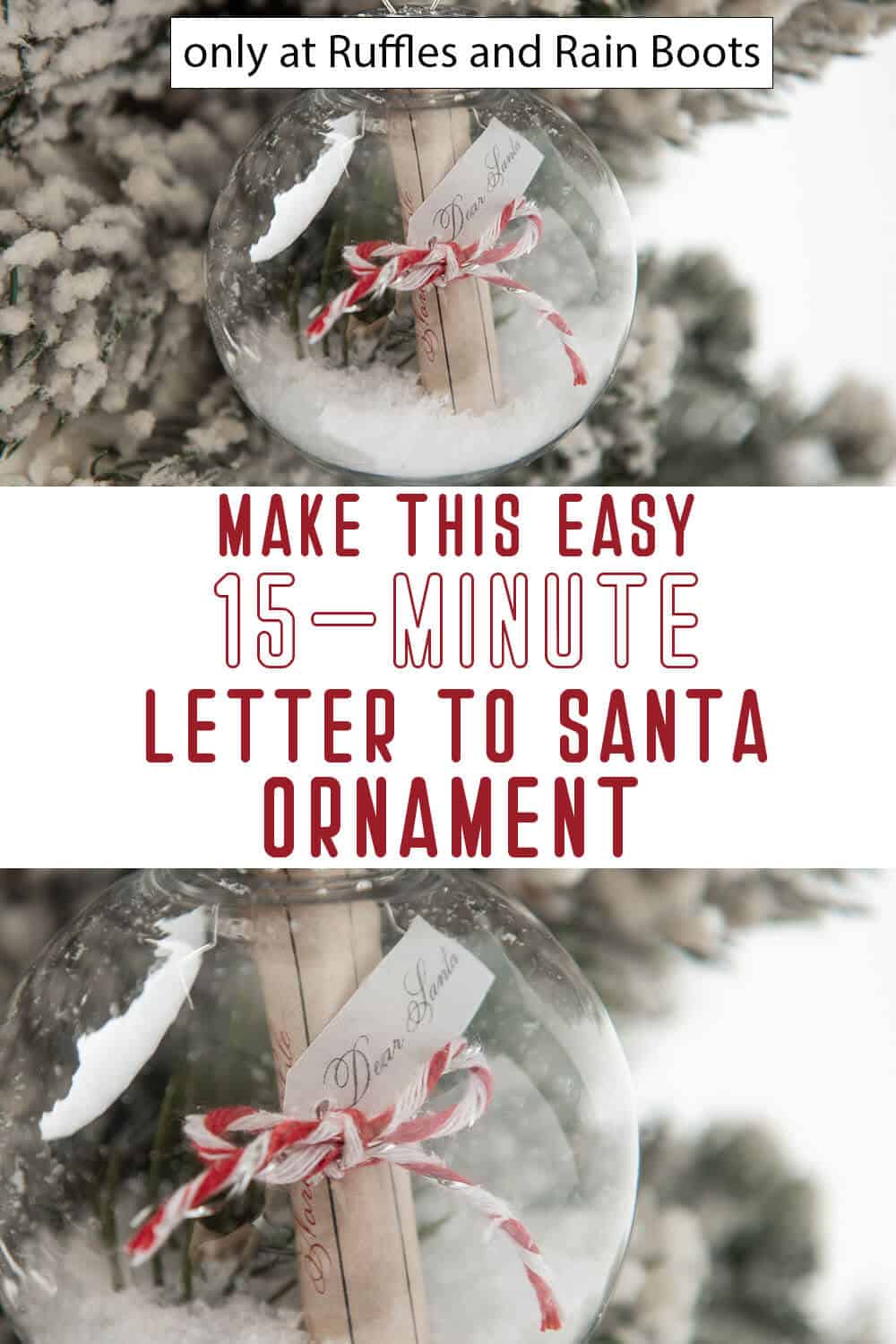 Letter to Santa Keepsake Ornament Kit – Carver Junk Company