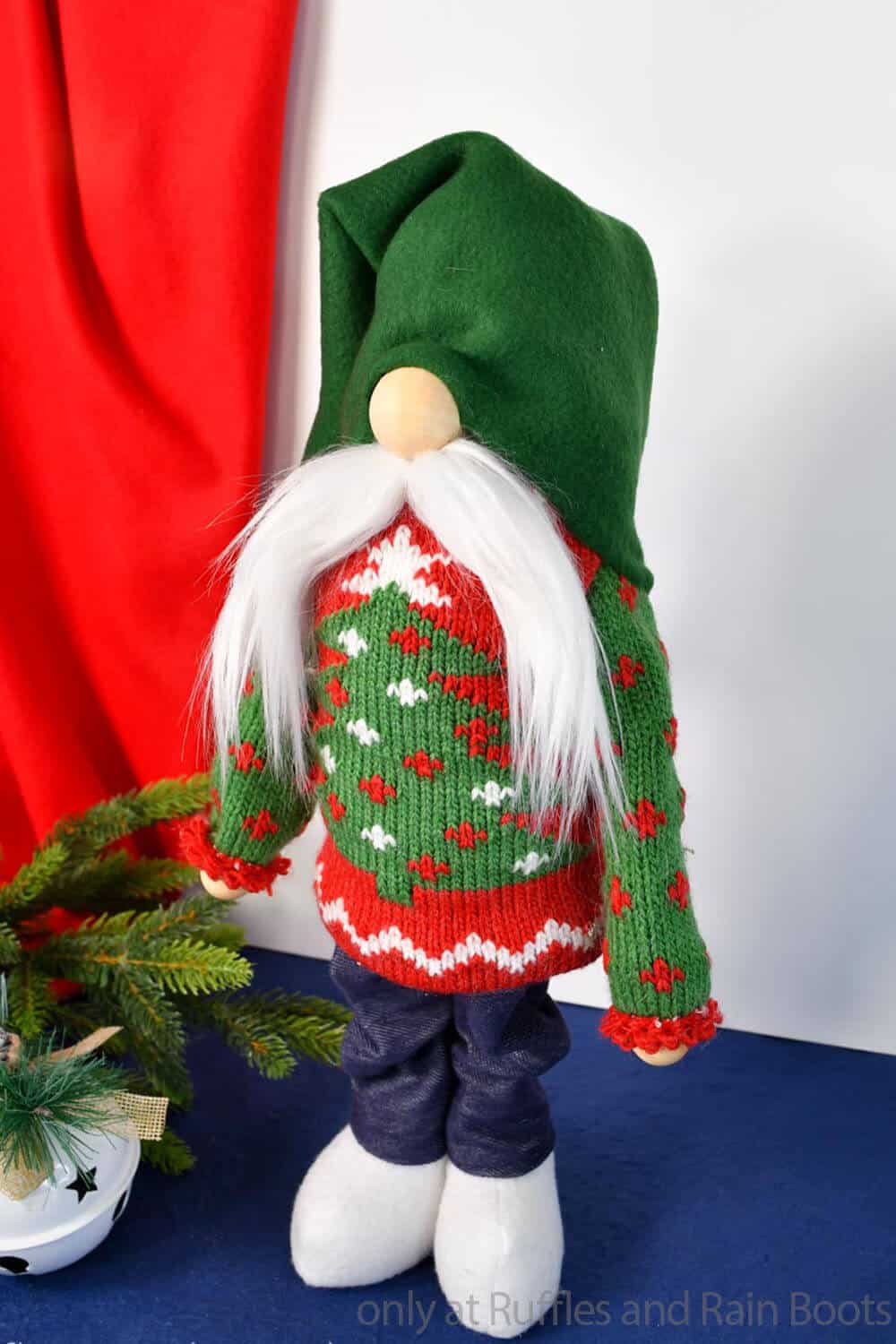 pattern for a standing sock gnome