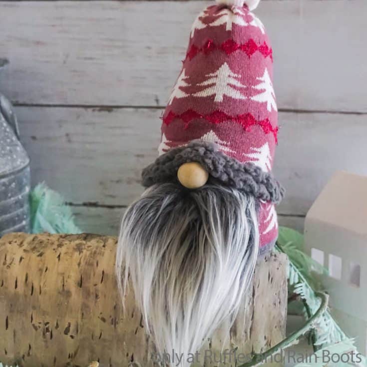 gnome made of one sock