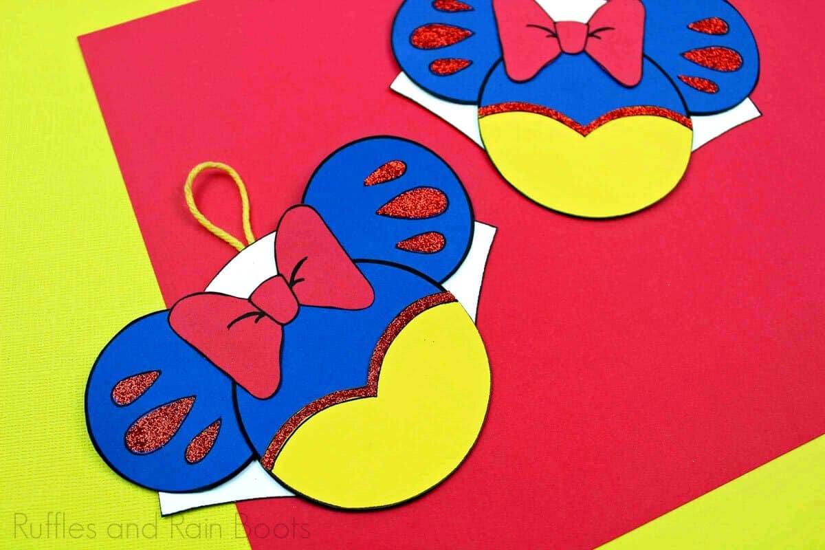 paper snow white ornaments