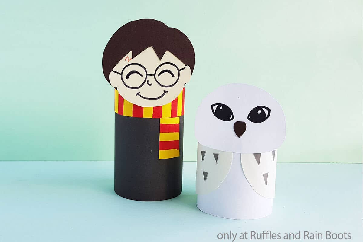 harry potter hedwig kids craft from paper
