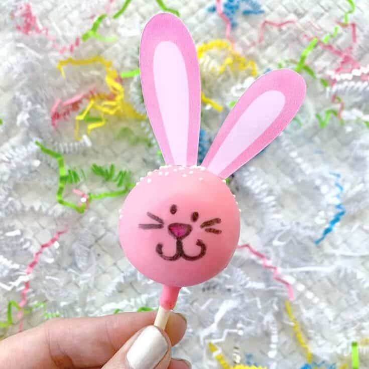 Image for Cute Easter Bunny Cake Pops