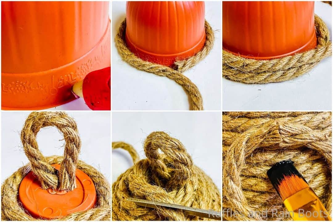 Beehive Rope Easy Dollar Tree Beehives DIY - Ruffles and Rain Boots
