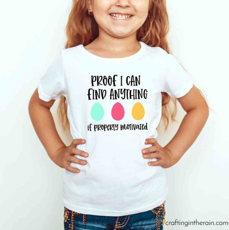Image for Kids Easter Egg Hunt Tshirt