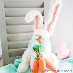 Easy No-Sew Bunny Gnome – A Cute Easter Gnome