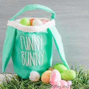 Make a No-Sew Easter Basket with these Cut Files for Cricut or Silhouette!