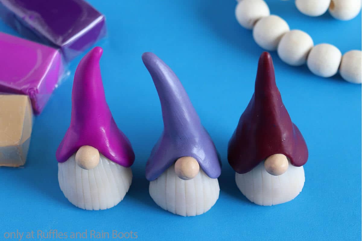 diy polymer clay gnome craft for kids