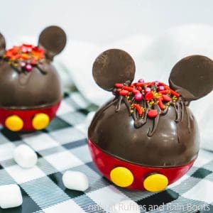 Make These Mickey Mouse Hot Cocoa Bombs with Ears in Minutes!