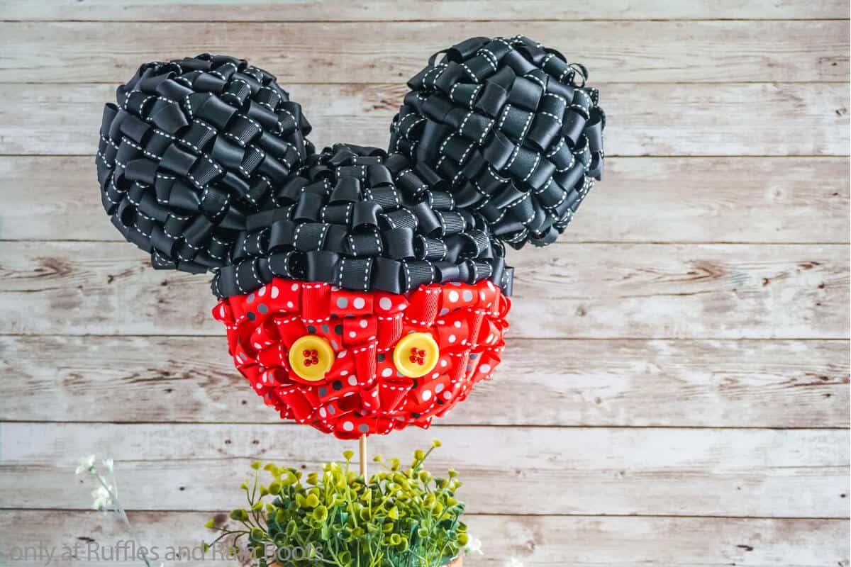 mickey mouse in a pot craft