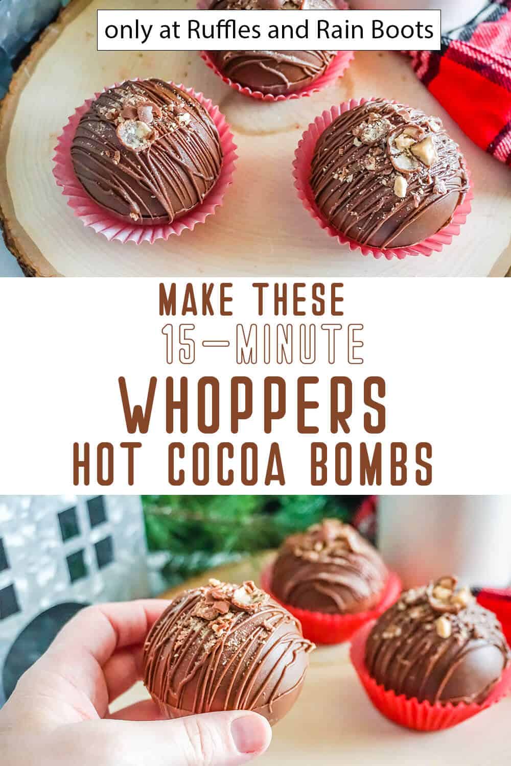 These Whoppers Hot Cocoa Bombs are a Malted Milk Ball Lover's Dream!