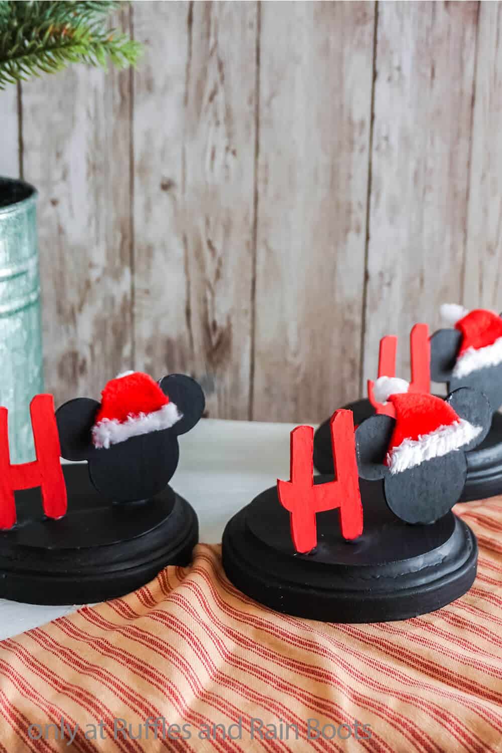 christmas cricut project ho ho ho mickey craft