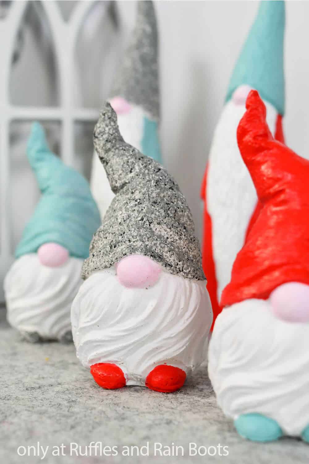 diy garden gnomes using molds