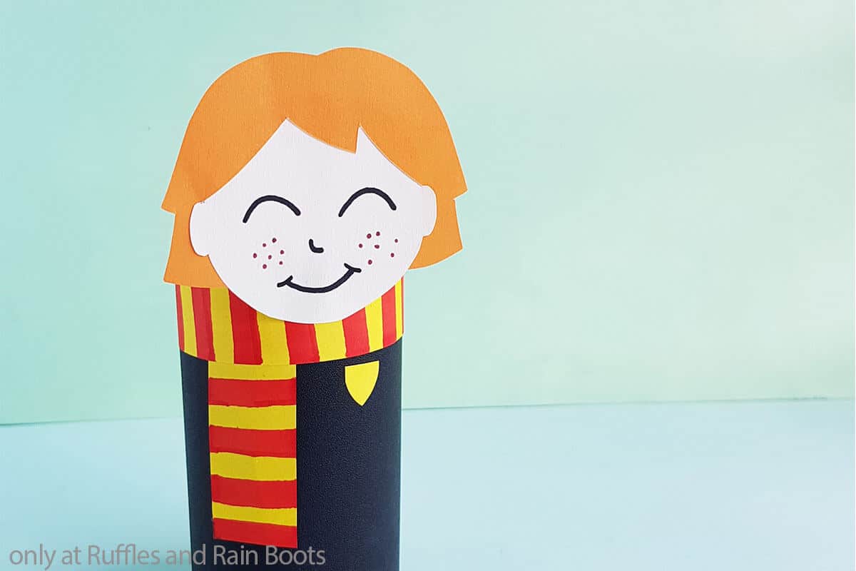 harry potter craft for kids ron weasley paper doll