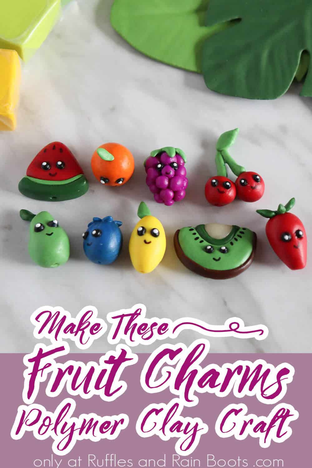 Baking polymer clay charms!!! :) 