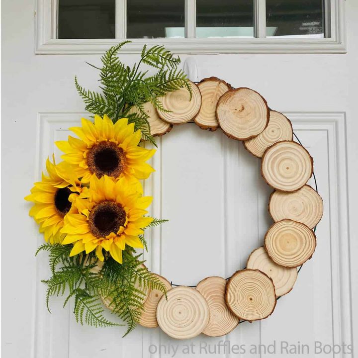 Sunflower Wreath,Farmhouse deals Wreath,Year Round Wreath,Summer Wreath,Fall Wreath