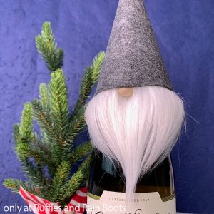 Easy Felt Gnome Bottle Toppers Make Great Gifts