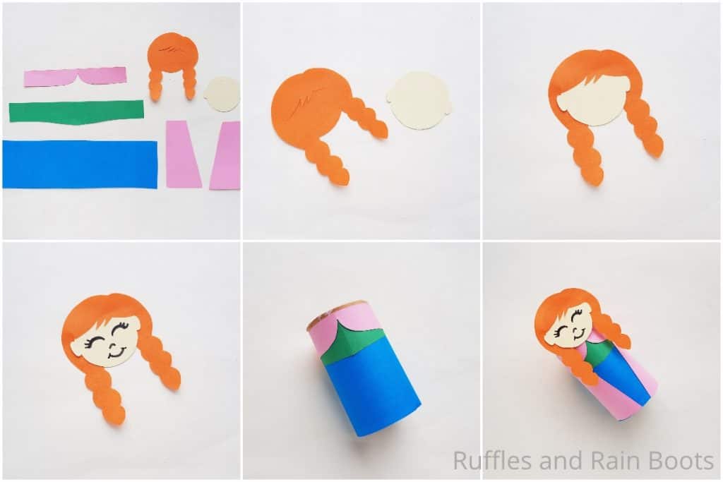 This Princess Anna Paper Doll for Kids is a Fun Frozen Craft!