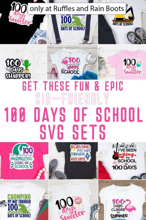 Get This 100 Days of School SVG Bundle