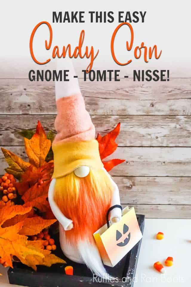 DIY Halloween Gnomes to Make - Ruffles and Rain Boots