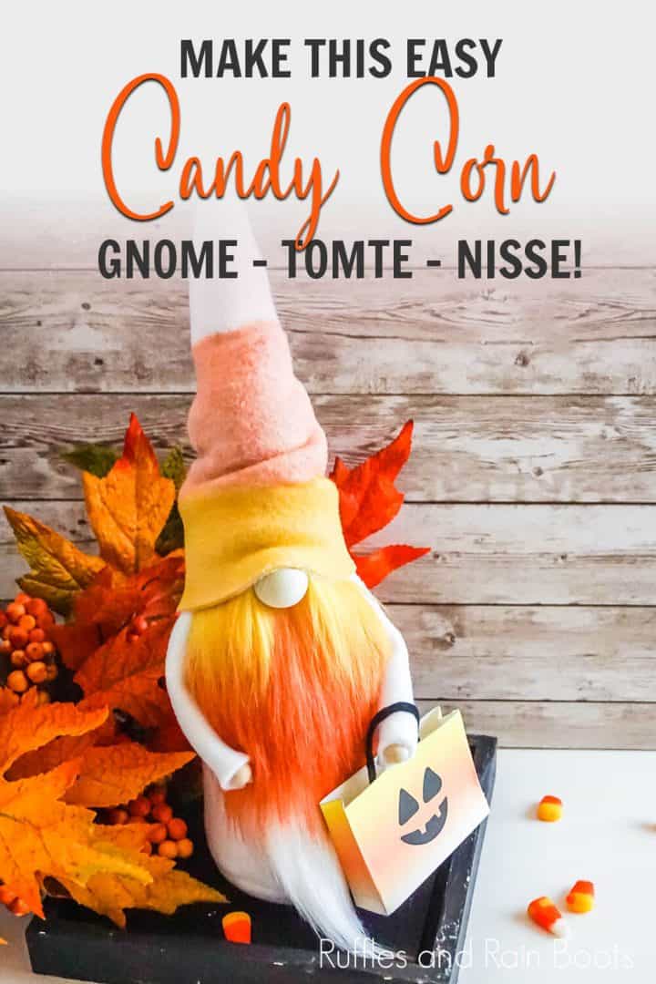 DIY Halloween Gnomes to Make - Ruffles and Rain Boots