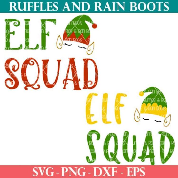 Image for Elf Squad SVG Set 