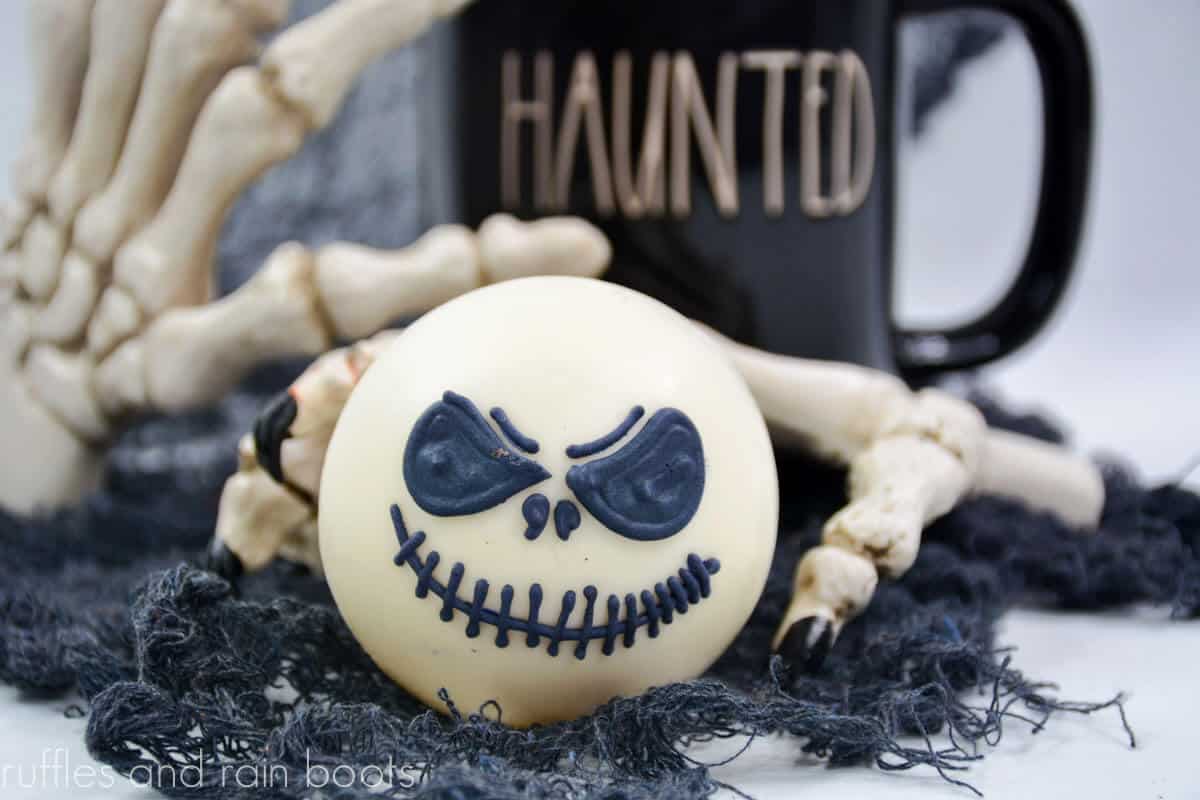 Jack Skellington Hot Cocoa Bombs