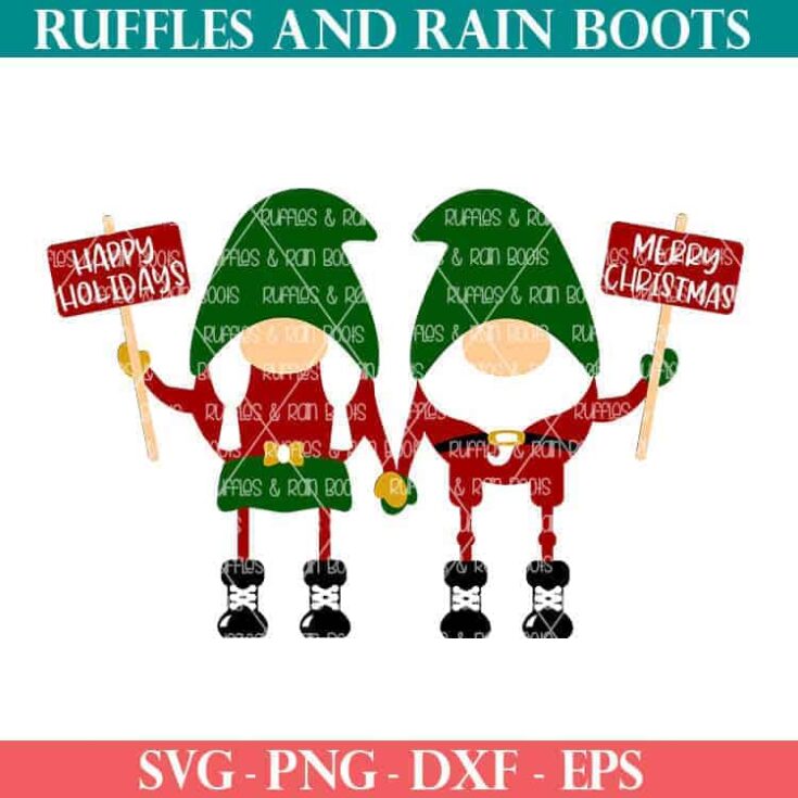Image for Big Belly Primitive Christmas Gnome SVG Set 