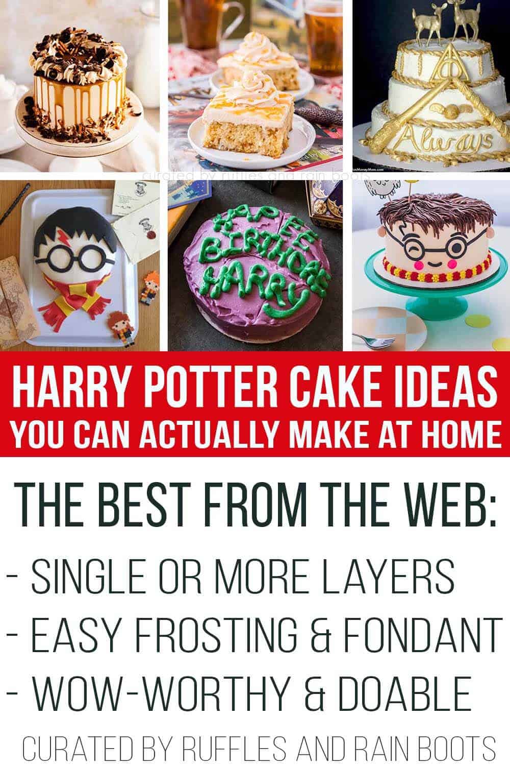 How to Make Harry Potter Cake Topper with Cricut!  Harry potter cake, Harry  potter birthday cake, Cake toppers