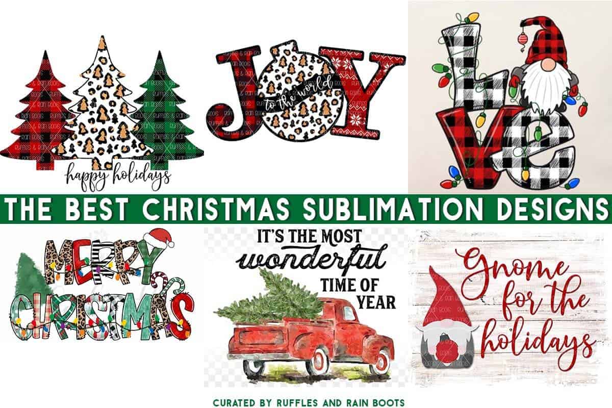 DIY Sublimation Ornaments: With Free Christmas Sublimation Designs