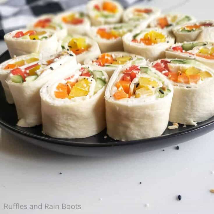 Image for Veggie Rainbow Pinwheel Sandwiches