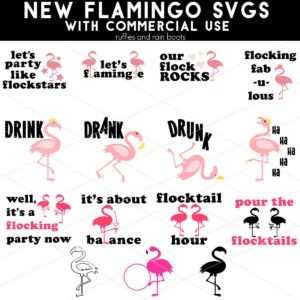Free Flamingo SVG Files for Crafting Fun