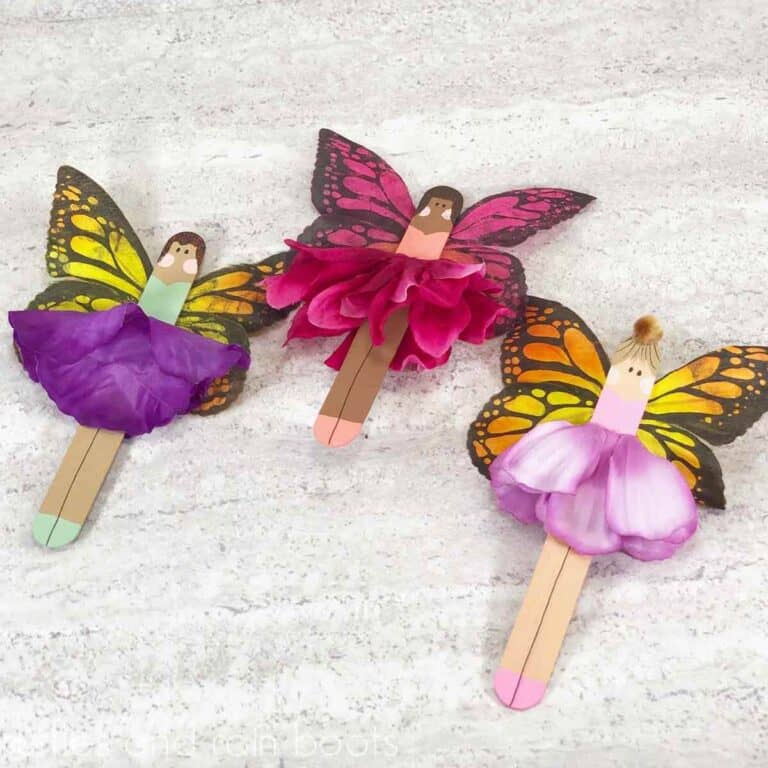 These Craft Stick Fairies Are So Cute and Fun Ruffles and Rain Boots