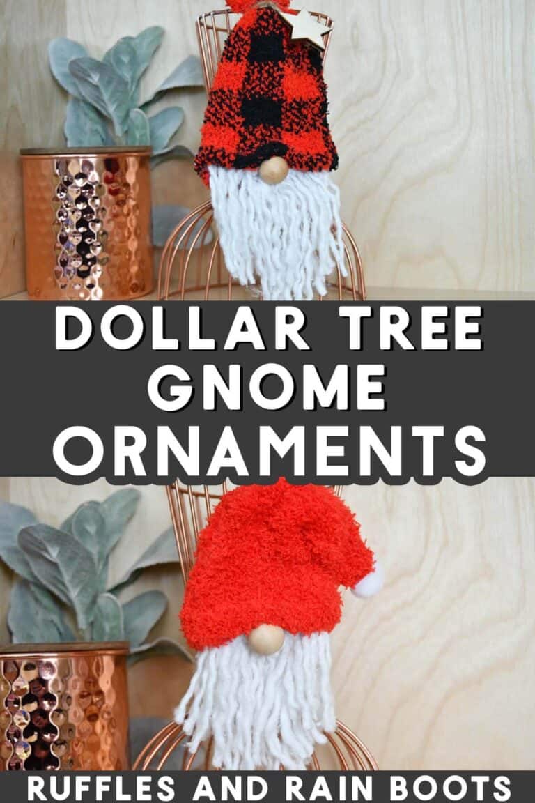 DIY Gnome Ornaments to Make - Ruffles and Rain Boots