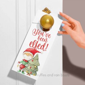 You’ve Been Elfed Free Printable
