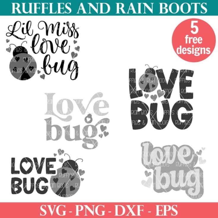 Image for Free Love Bug SVG Bundle