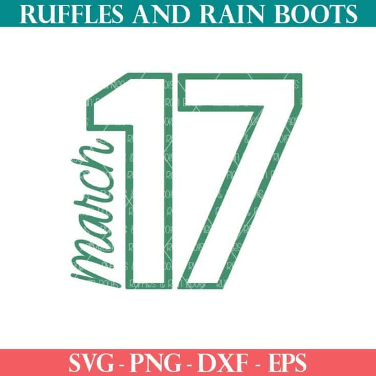 Image for Free March 17 SVG for St Patrick’s Day