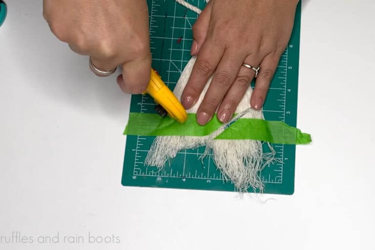 How to Make Rope Gnome Ornaments - Ruffles and Rain Boots