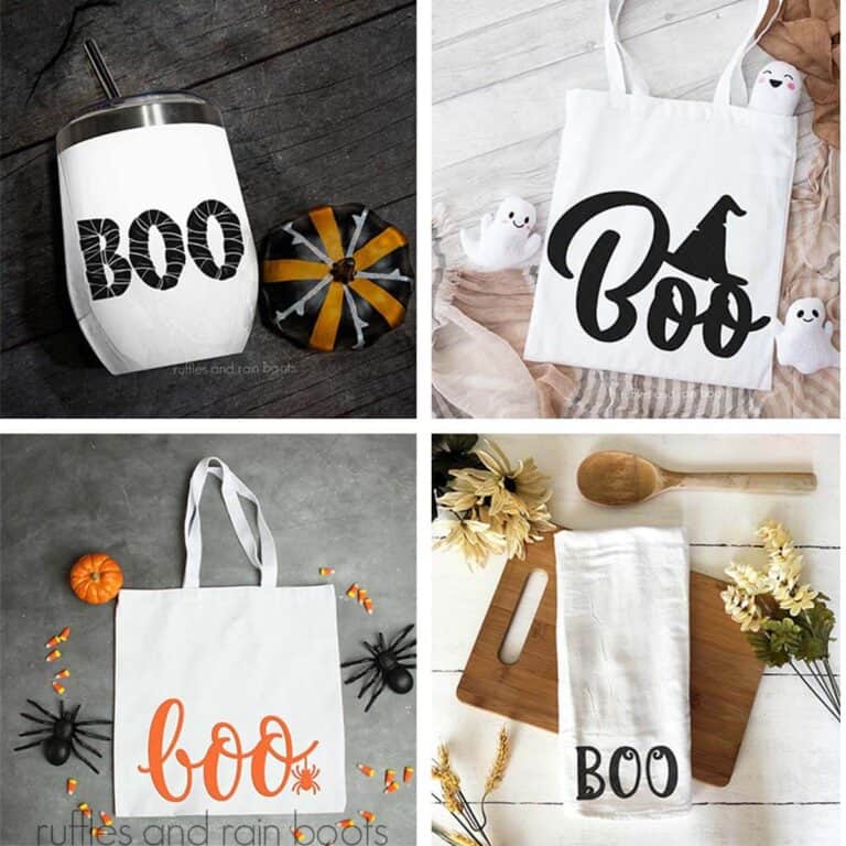 Free Boo SVG Bundle for Halloween