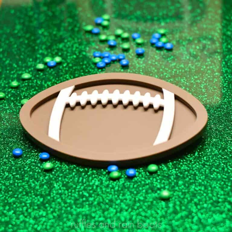 Laser Cut Football Templates - Ruffles and Rain Boots